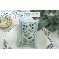 October House Fiber Arts - Blue Notes - Number Five