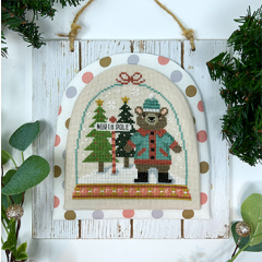 Tiny Modernist - Winter Forest Snowglobe Bear