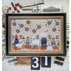 Stickvorlage Hello From Liz Mathews - Ghoosts in The Graveyard