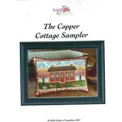 Stickvorlage Violets & Sunshine - Copper Cottage Sampler