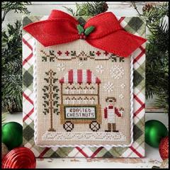 Stickvorlage Country Cottage Needleworks - Christmas Market - Roasted Chestnut Cart