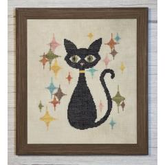 Stickvorlage Wildflower Stitching - Samantha (Mid-Century Feline)