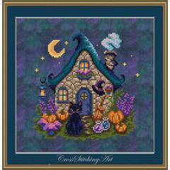 Stickvorlage Cross Stitching Art - Mooncap Cottage