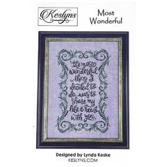 Stickvorlage Keslyns - Most Wonderful