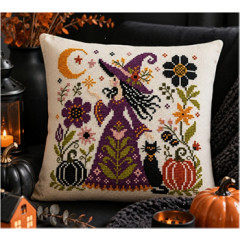 Stickvorlage Jardin Privé - Sorciere Des Pres