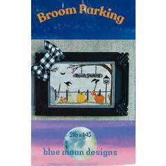 Stickvorlage Blue Moon Designs - Broom Parking