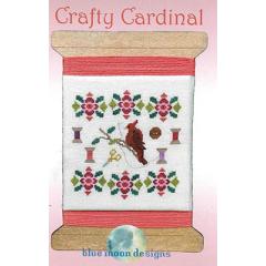 Stickvorlage Blue Moon Designs - Crafty Cardinal