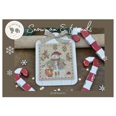 Stickvorlage De Mere En Fille - Snowman & Friends