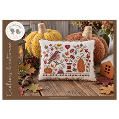 Stickvorlage De Mere En Fille - Couleurs D'automne