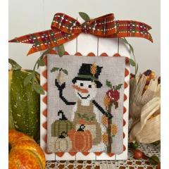 Stickvorlage Mani Di Donna - Pumpkin' Snowman