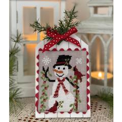Stickvorlage Mani Di Donna - Cardinals Snowman