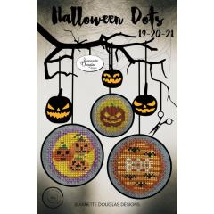 Stickvorlage Jeannette Douglas - Halloween Dots 19, 20, 21