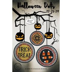 Stickvorlage Jeannette Douglas - Halloween Dots 22, 23, 24