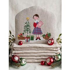 Stickvorlage Lilli Violette - Tartan & Snowflakes