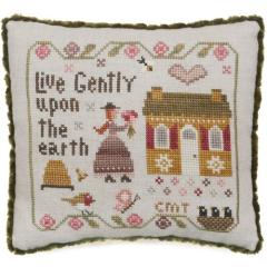 Stickvorlage Heart In Hand Needleart - Live Gently