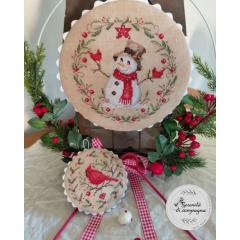 Stickvorlage Serenita Di Campagna - Profumo Di Natale - Snowman
