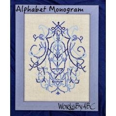 Stickvorlage Works by ABC - Alphabet Monogram