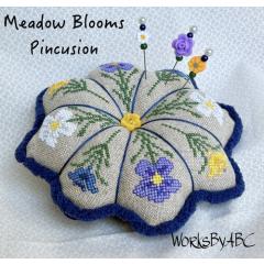 Stickvorlage Works by ABC - Meadow Blooms Pincushion