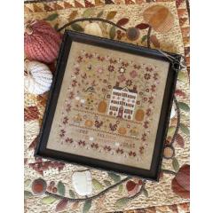 Stickvorlage Pansy Patch Quilts & Stitchery - Enchanted Autumn Sampler