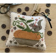 Stickvorlage Stitches By Ethel - Pumpkin Basket Pinkeep