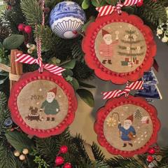 Stickvorlage Cosford Rise Stitchery - Gnome Place Like Home For The Holidays