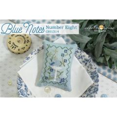 Stickvorlage October House Fiber Arts - Blue Notes - Number 8