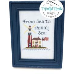 Stickvorlage Mindful Needle - Sea To Shining Sea