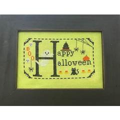 Stickvorlage Needle Bling Designs - H Is For Halloween