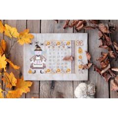Stickvorlage Madame Chantilly - Halloween Countdown