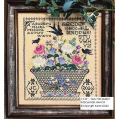 Stickvorlage Rosewood Manor - Painted Basket