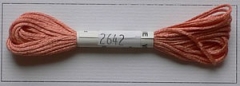 Soie dAlger Seidenstickgarn - Farbe 2642 rot orange extra