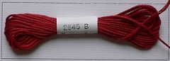 Soie dAlger Seidenstickgarn - Farbe 2645 rot orange extra