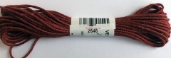 Soie dAlger Au Ver A Soie Seidenstickgarn Farbe 2646 rot orange extra