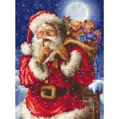 Leti Stitch Stickpackung - Santas secret