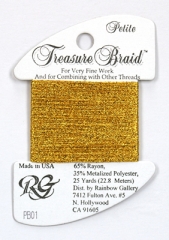 Petit Treasure Braid Rainbow Gallery - Bright gold