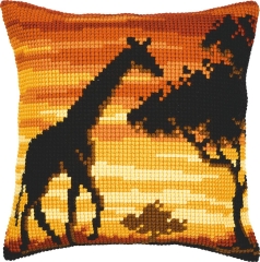 Vervaco Verachtert - Kreuzstichkissen Giraffe