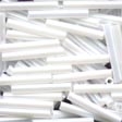 Mill Hill Large Bugle Beads 90479 White - 15 mm