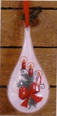 Stickpackung Oehlenschläger - Weihnachtshänger Kerzen 8x18 cm