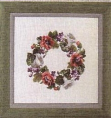 Oehlenschläger Stickpackung - Blumenkranz