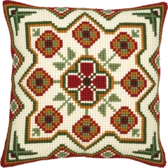Vervaco Verachtert - Kreuzstichkissen Geometrisches Motiv