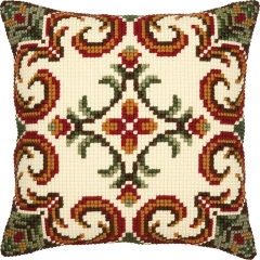 Vervaco Verachtert - Kreuzstichkissen Geometrisches Motiv