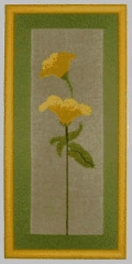 Stickvorlage Stilblume gelb (Ausverkauf)