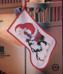 Oehlenschläger Stickpackung - Weihnachtsstiefel