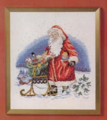 Stickpackung Oehlenschläger - Weihnachtsmann 36x41 cm