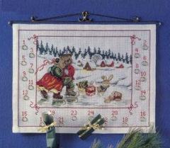 Stickpackung Oehlenschläger - Adventskalender 40x52 cm
