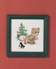 Oehlenschläger Stickpackung - Teddy am Lagerfeuer