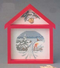 Oehlenschläger Stickpackung - Haus Winterlandschaft