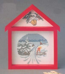 Stickpackung Oehlenschläger - Haus Winterlandschaft 15x20 cm