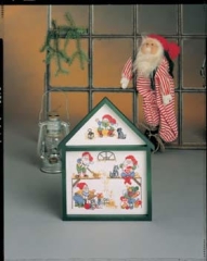 Oehlenschläger Stickpackung - Haus Weihnachtswerkstatt