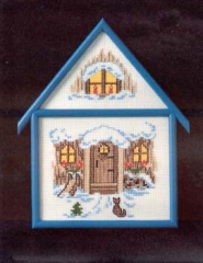 Oehlenschläger Stickpackung - Weihnachtshaus